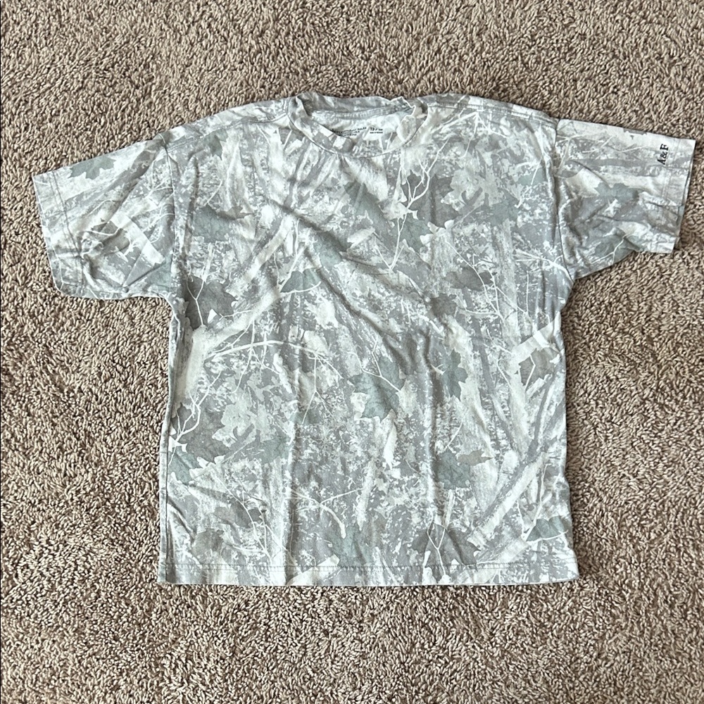 Abercrombie Kids Gray Camouflage Tee